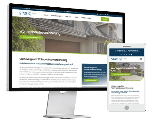 STATUS GmbH – Maklerhomepage Maklerverwaltungsprogramm