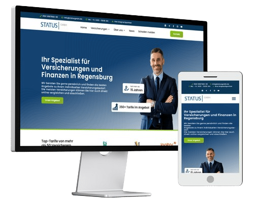STATUS GmbH – Maklerhomepage Maklerverwaltungsprogramm