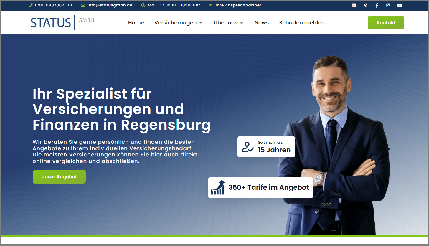 maklerhompage-statusgmbh Maklerverwaltungsprogramm